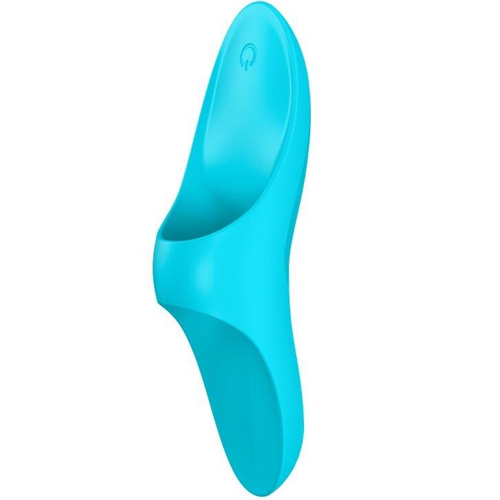 TILFREDSHEDENDE - TEASER FINGER VIBRATOR BLÅT LYS