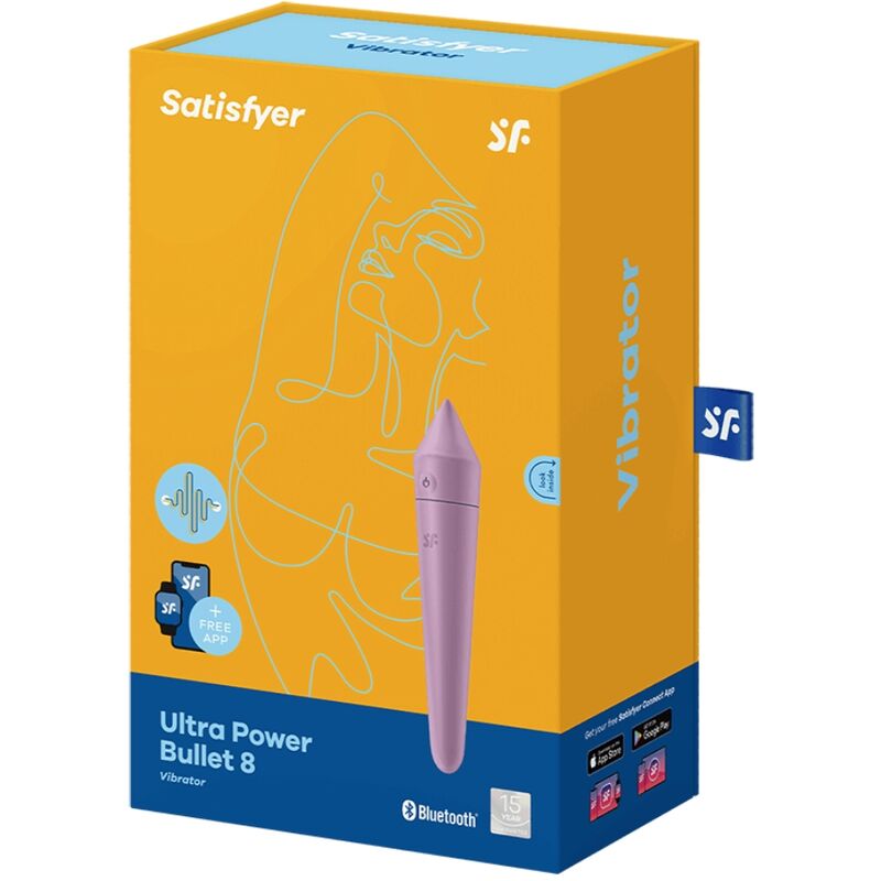 TILFREDSHEDENDE - ULTRA POWER BULLET 8 LILAC