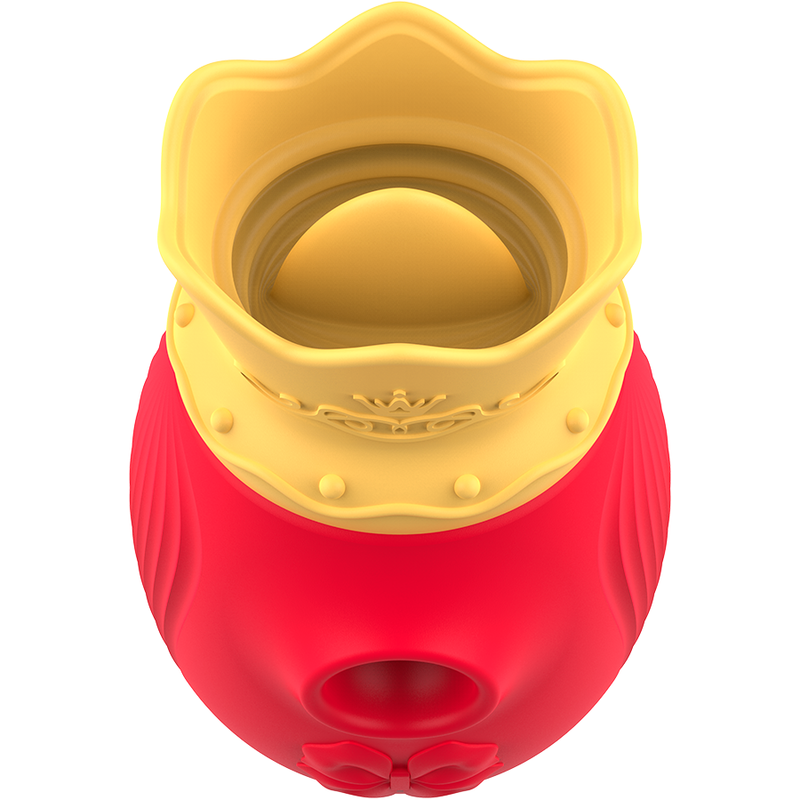 INTENSE - STIMULATEUR DE CLITO 10 FRÉQUENCES DE LÉCHAGE ET D'ASPIRATION - ROUGE