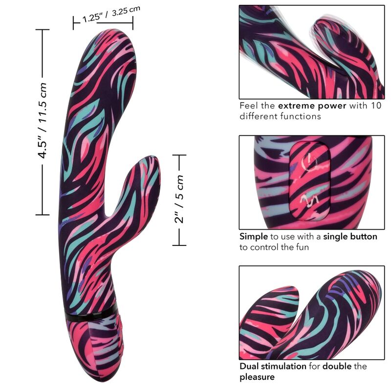 CALEXOTICS - MENAGE A MOI DOUBLE VIBRATEUR À BAGUETTE