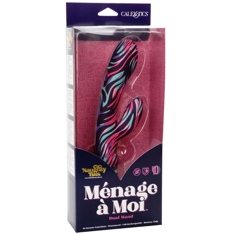 CALEXOTICS - MENAGE A MOI DOUBLE VIBRATEUR À BAGUETTE