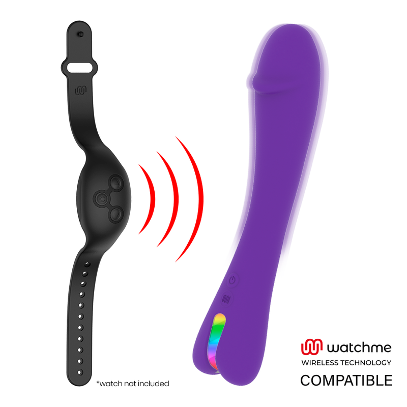 MR BOSS - VIBRATEUR ENZO WATCHME COMPATIBLE AVEC LA TECHNOLOGIE SANS FIL