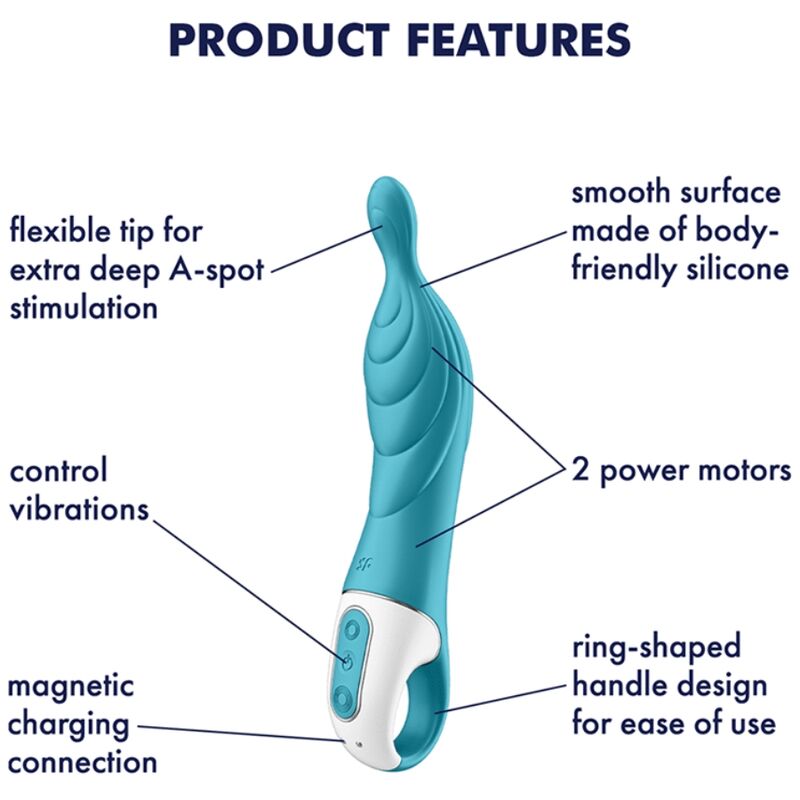 TILFREDSHEDENDE - FANTASTISK 2 ASPOT VIBRATOR TURKIS