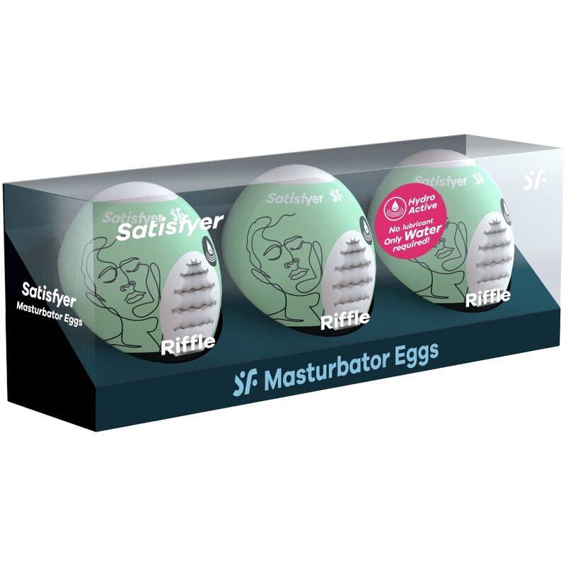 SATISFYER - 3 ŒUFS MASTURBATEURS RIFFLE