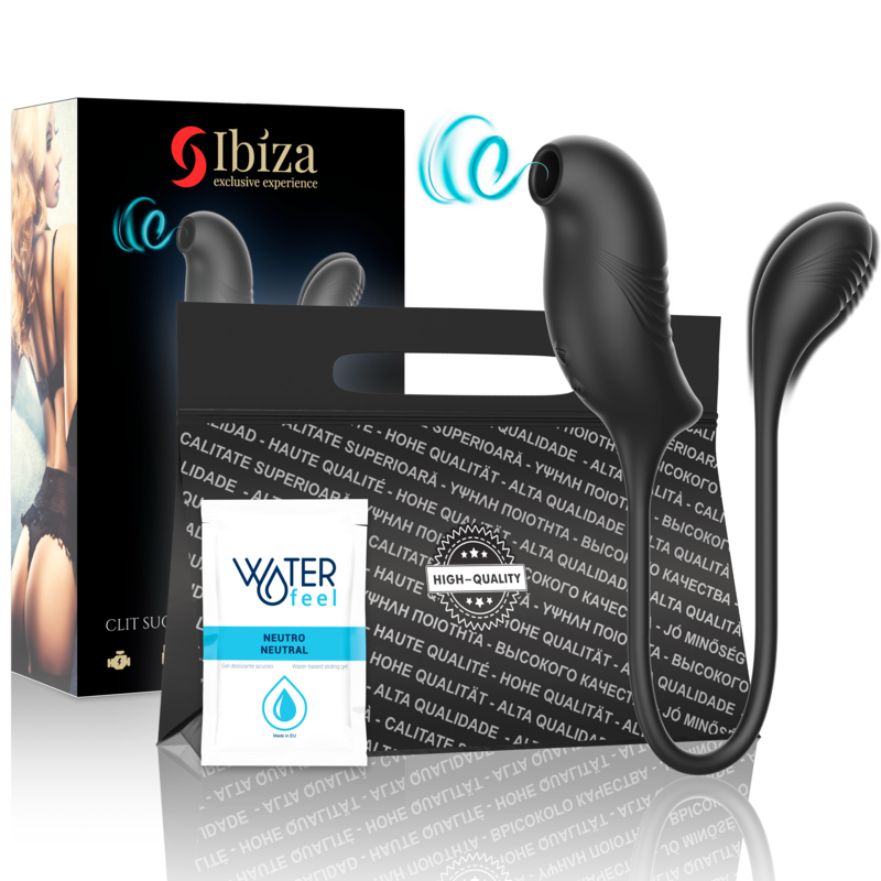 IBIZA - STIMULATOR MED MAGISK KLITORISSUGER OG VIBRATION
