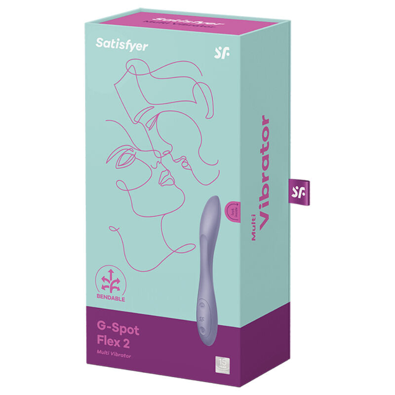 TILFREDSHEDENDE - G-SPOT FLEX 2 MULTI VIBRATOR LILLA