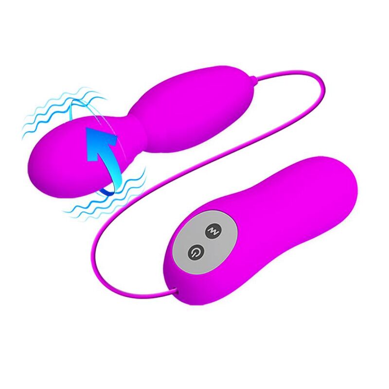 PRETTY LOVE - VEGA MASSEUR ROTATIF ET VIBRANT 12 FONCTIONS FUCHSIA