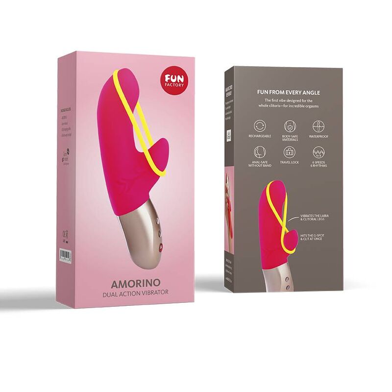 FUN FACTORY - AMORINO PINK/FLUO GUL