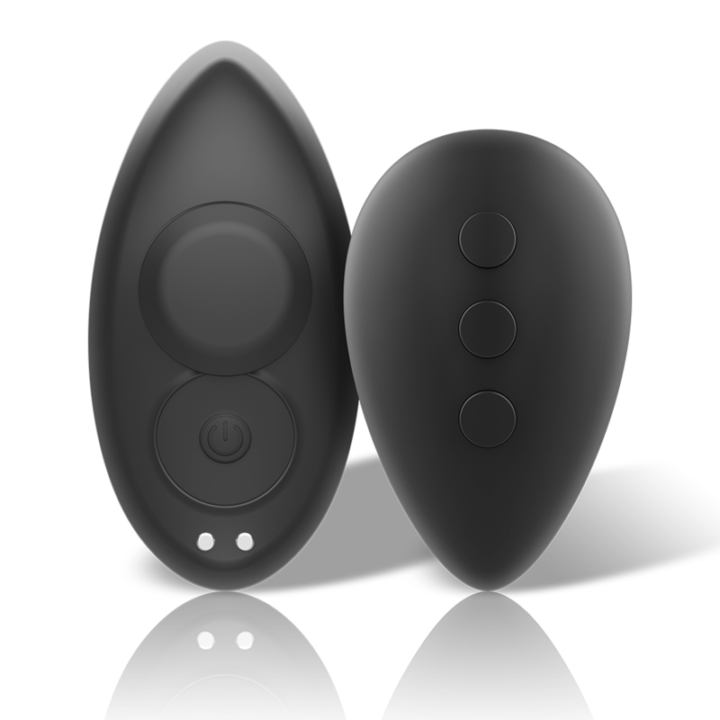 SORT&SØLV - PRESTON GENOPLADELIG SILIKONE VIBRATOR TRUSSE SORT
