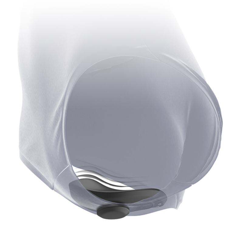 SORT&SØLV - PRESTON GENOPLADELIG SILIKONE VIBRATOR TRUSSE SORT