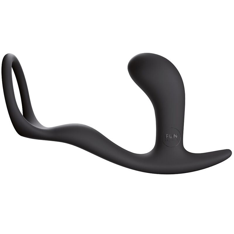 FUN FACTORY - BOOTIE RING LOVERING AVEC PLUG ANALÉTIQUE ARDOISE