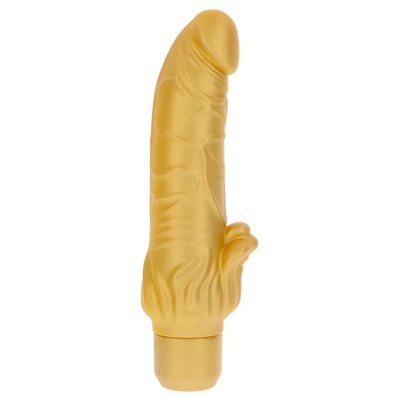 Bliv rigtig - GULD DICKER STIM VIBRATOR GULD