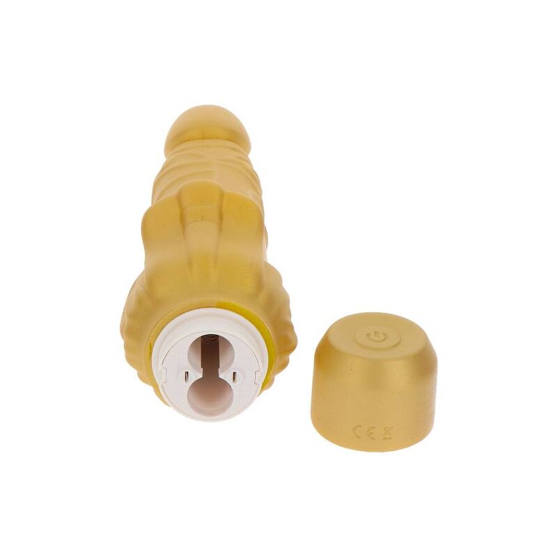 Bliv rigtig - GULD DICKER STIM VIBRATOR GULD