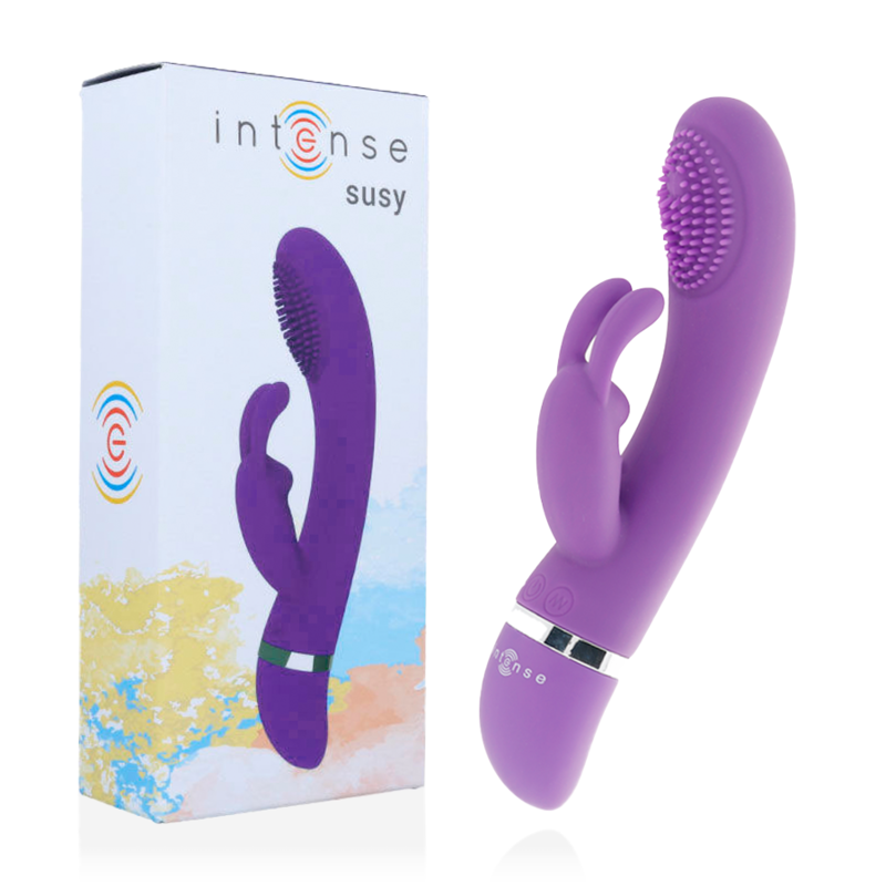 INTENSE - SUSY SILIKONE KANIN LILAC OSCILLERENDE VIBRATOR