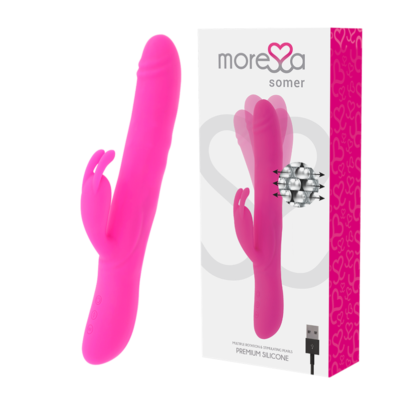 MORESSA - SOMER PREMIUM VIBRATOR MED FLERE ROTATION