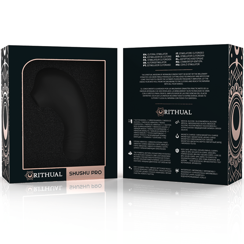 RITHUAL - SHUSHU PRO STIMULATEUR DE CLITORIS DE POCHE 2 MOTEURS À JET PUISSANTS