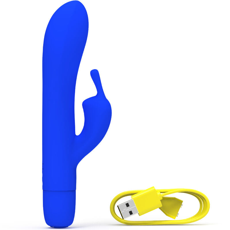 B SWISH - BWILD BUNNY UENDELIG KLASSISK GENOPLADELIG VIBRATOR BLÅ SILIKONE