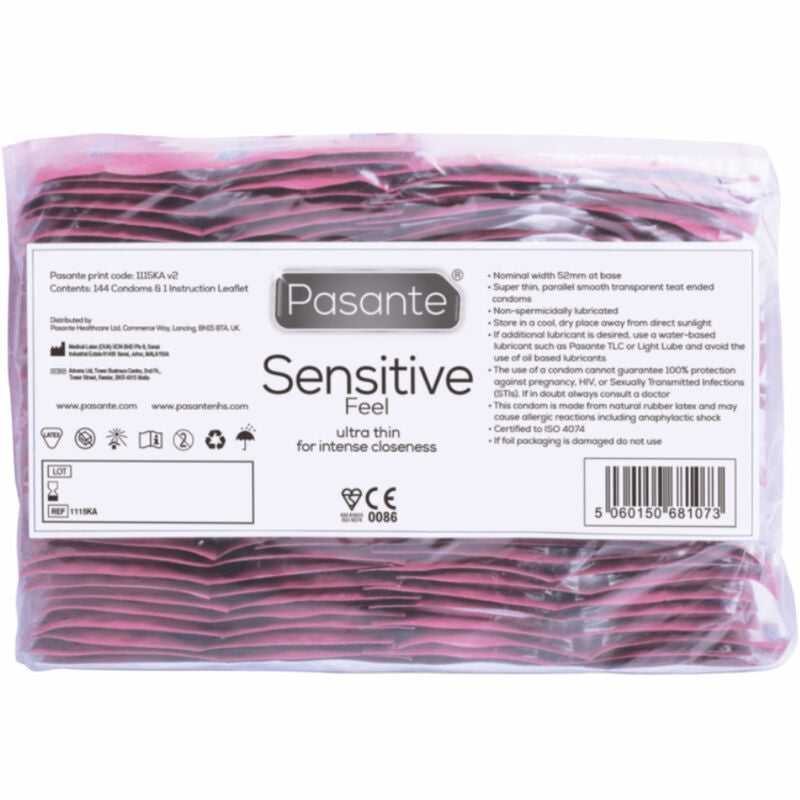 PASANTE - KONDOMSENSITIV TASKE 144 ENHEDER
