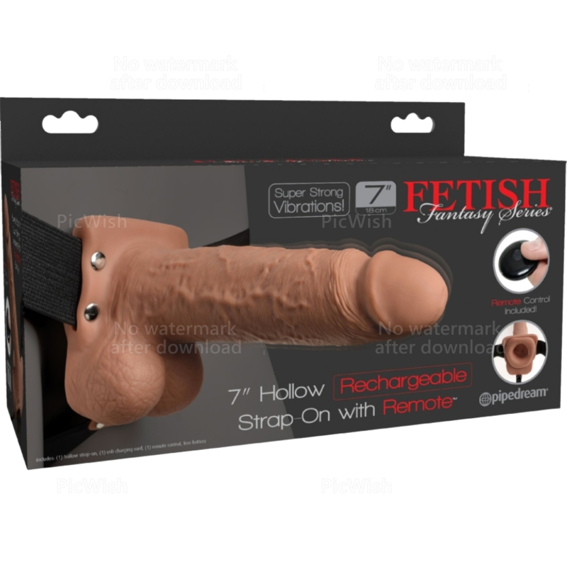 FETISH FANTASY SERIES - JUSTERBAR SELE REALISTISK PENIS MED GENOPLADELIGE NOSSER OG VIBRATOR 17