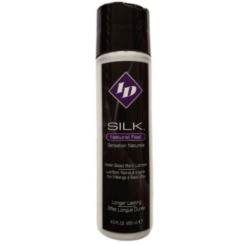 ID SILK - FØL NATURLIGT VAND OG SILIKONEBASERET GLIDECREME 250 ML
