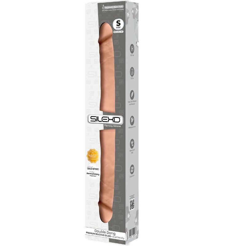 SILEXD - DOBBEL REALISTISK PENIS PREMIUM SILEXPAN SILIKONE 38,5 CM