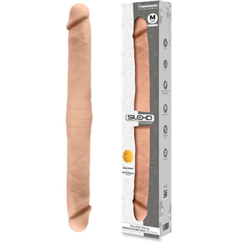 SILEXD - DOUBLE PÉNIS RÉALISTE PREMIUM SILEXPAN SILICONE 42,5 CM