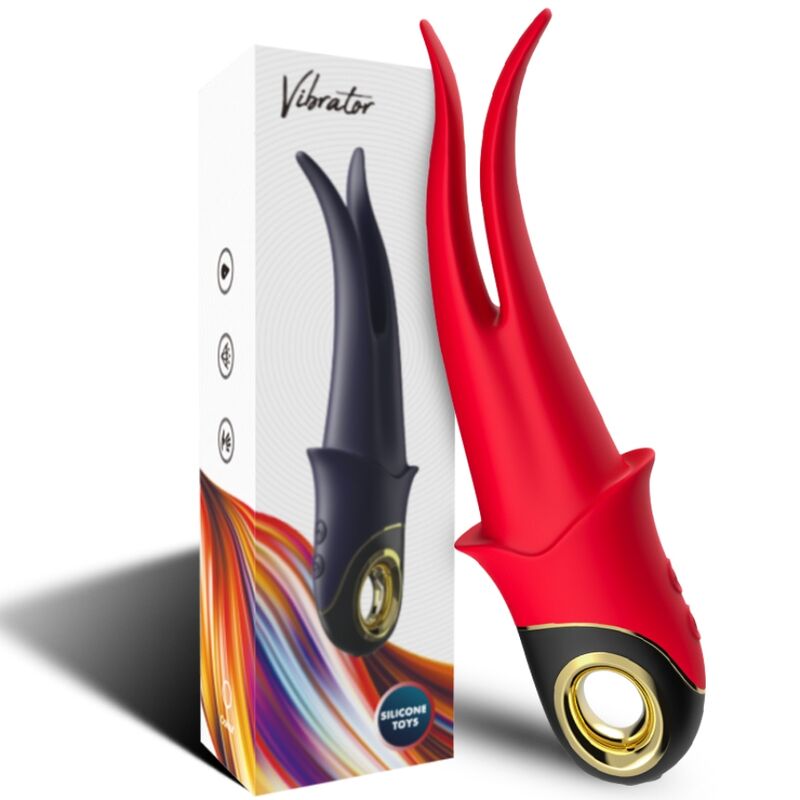 ARMONY - SHADOW VIBRATEUR DOUBLE TÊTE ROUGE TEASING