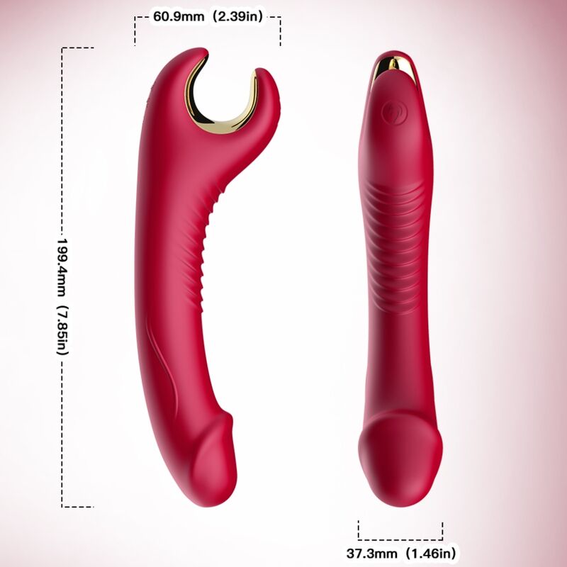 ARMONY - PRINCE DILDO VIBRATOR & ROTATOR RØD