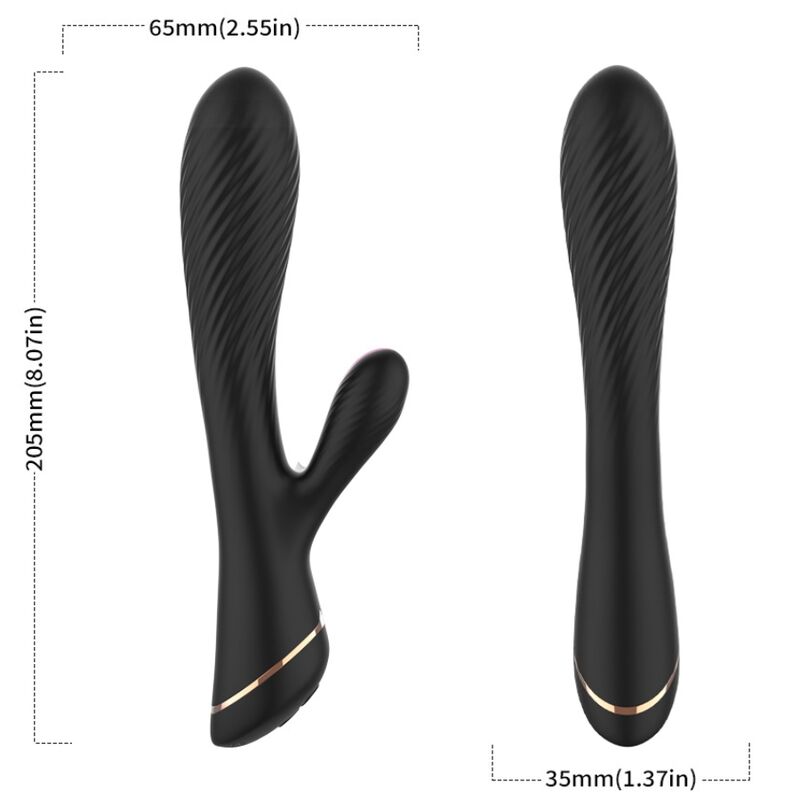 ARMONY - VIBRATOR KANIN SILIKONE SORT
