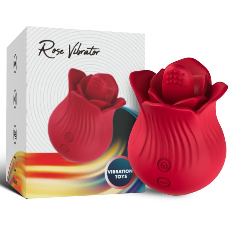 ARMONY - ROSE VIBRATOR & STIMULATOR RØD