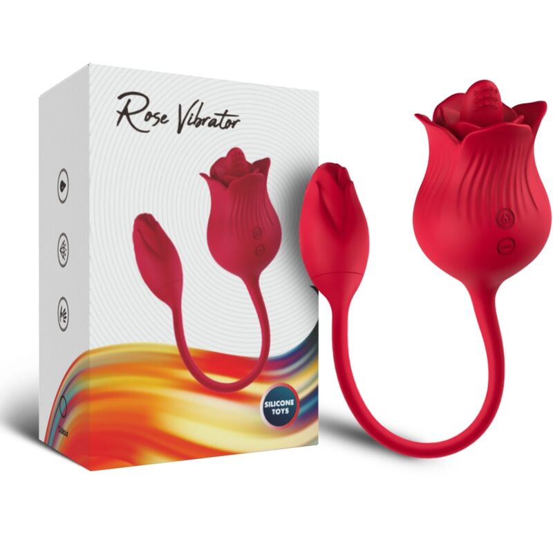 ARMONY - PINK CLITORIS STIMULATOR VIBRATOR MED HALE 10 MODES RØD