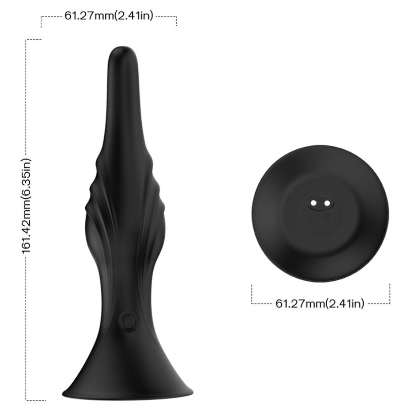 ARMONY - VIBRATEUR & PLUG ANAL TÉLÉCOMMANDÉ NOIR