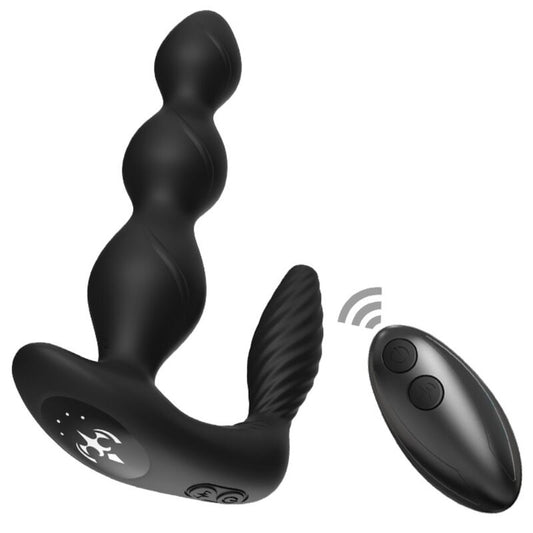 ARMONY - MANFUN VIBRATOR & STIMULATOR ANAL STIK FJERNBETJENING SORT