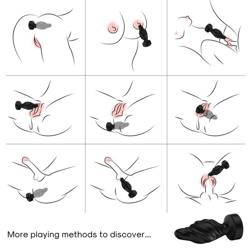 ARMONY - VIBRATEUR & PLUG ANAL TÉLÉCOMMANDÉ NOIR