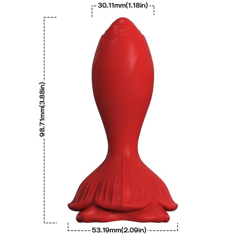 ARMONY - PINK VIBRATOR & ANAL STIK LILLE FJERNBETJENING RØD