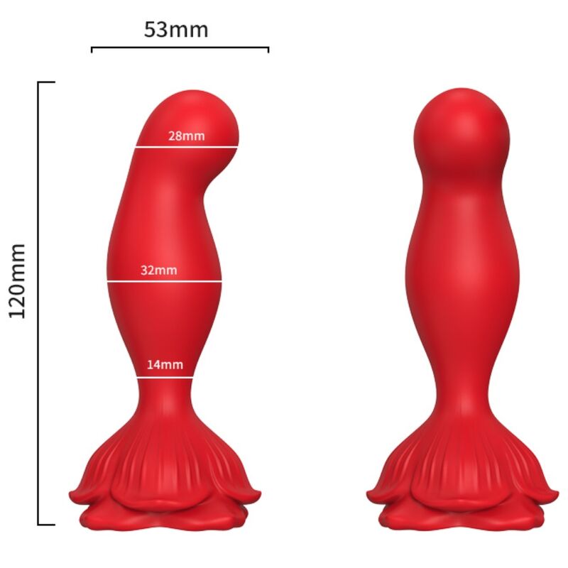 ARMONY - PINK VIBRATOR & ANAL STIK FJERNBETJENING RØD
