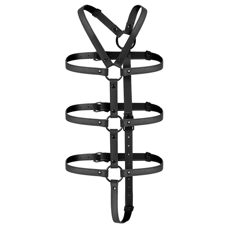 BONDAGE FÉTICHISME SOUMIS - HARNAIS RÉGLABLE TORSE ET BRAS