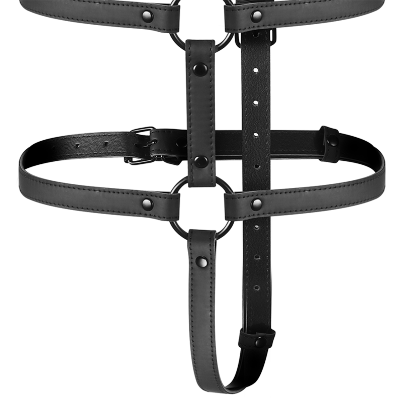 BONDAGE FÉTICHISME SOUMIS - HARNAIS RÉGLABLE TORSE ET BRAS