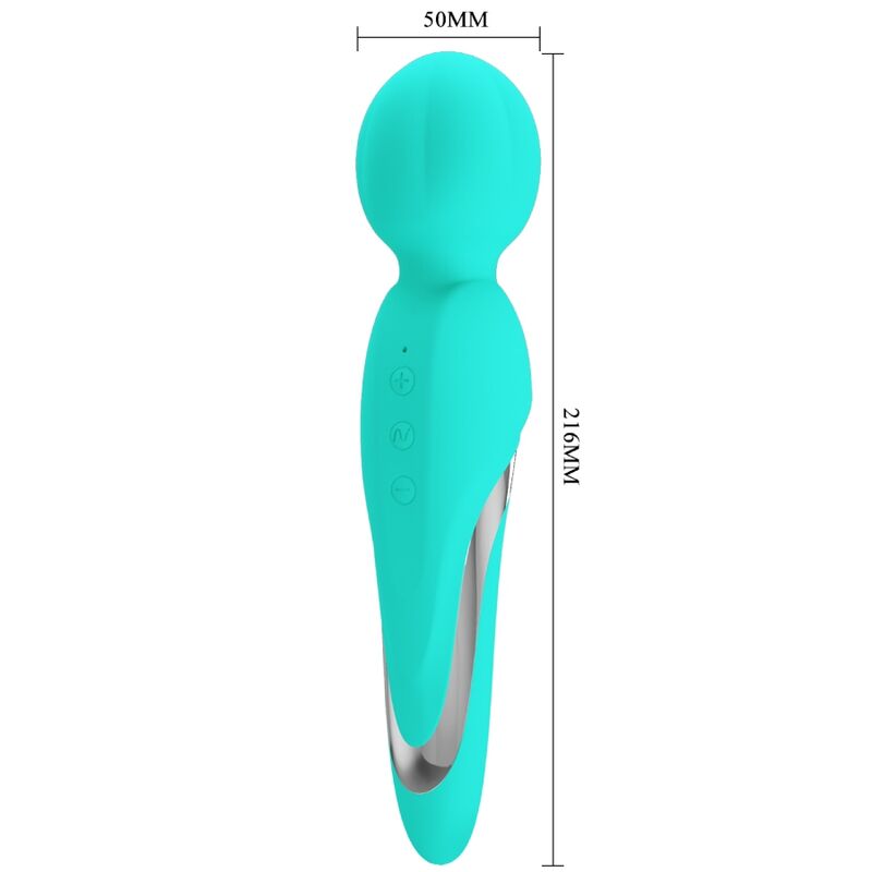 PRETTY LOVE - WALTER VIBRATEUR WAND VERT AQUA