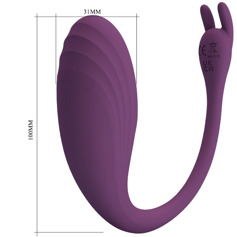 PRETTY LOVE - CATALINA VIBRATEUR TÉLÉCOMMANDE APPLI VIOLET