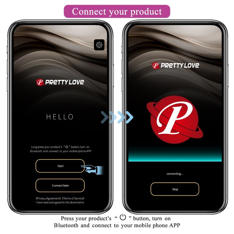 PRETTY LOVE - CATALINA VIBRATEUR TÉLÉCOMMANDE APPLI VIOLET