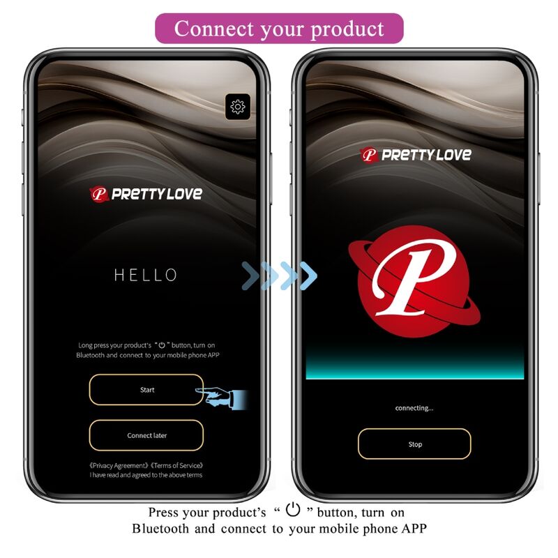 PRETTY LOVE - BAIRD G-SPOT 12 VIBRATIONER GENOPLADELIG LILA APP