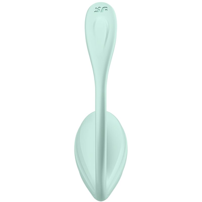 SATISFYER - STIMULATEUR DE POINT G SMOOTH PETAL VERT D'EAU APPLICATION GRATUITE