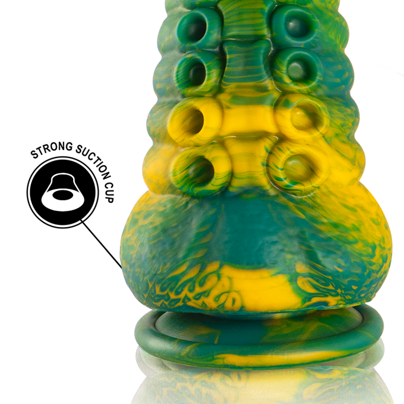 EPIC - CETUS GREEN TENTACLE DILDO STOR STØRRELSE
