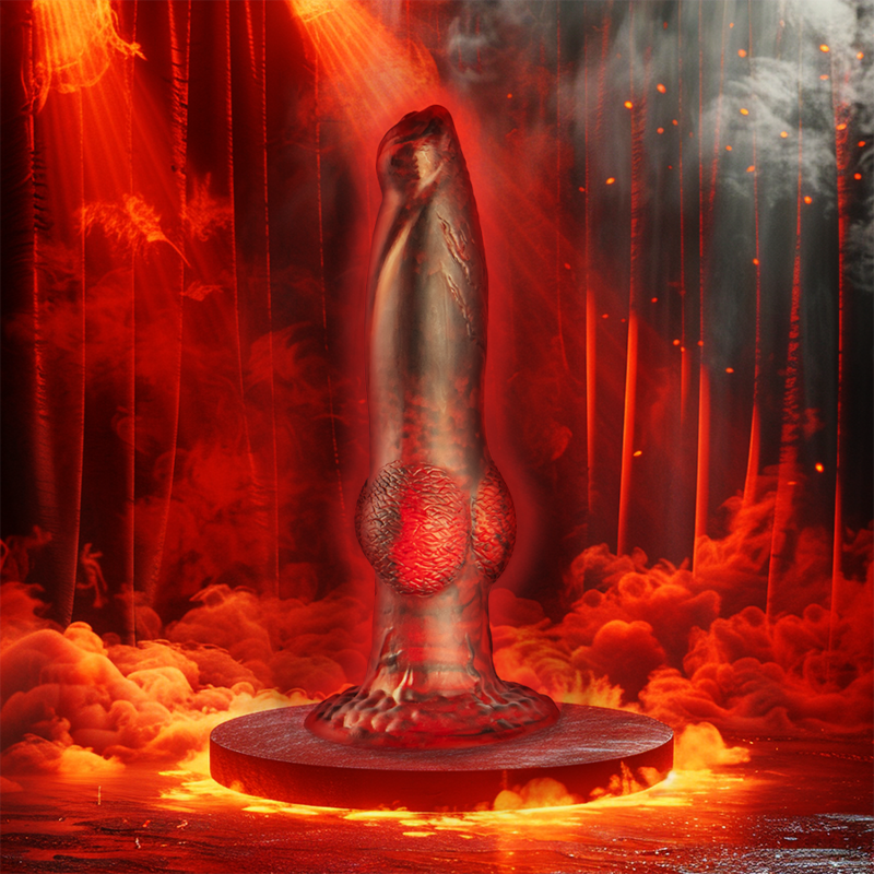 EPIC - PROMETHEUS DILDO TITAN IN FLAMES TÉLÉCOMMANDE RECHARGEABLE