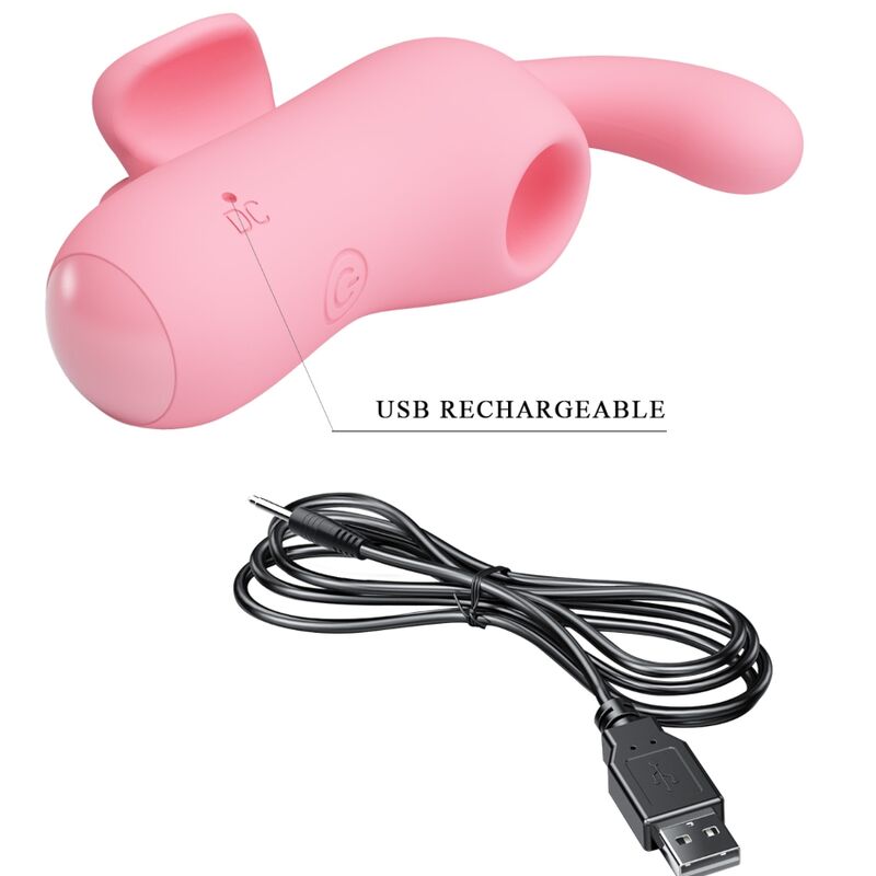 PRETTY LOVE - MINI SJOVT LEGETØJ AF MAGIC FAIRY VIBRATOR & SUCKER