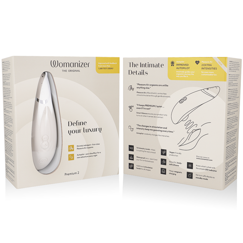 WOMANIZER - PREMIUM 2 KLITORIS STIMULATOR WARM GRAY