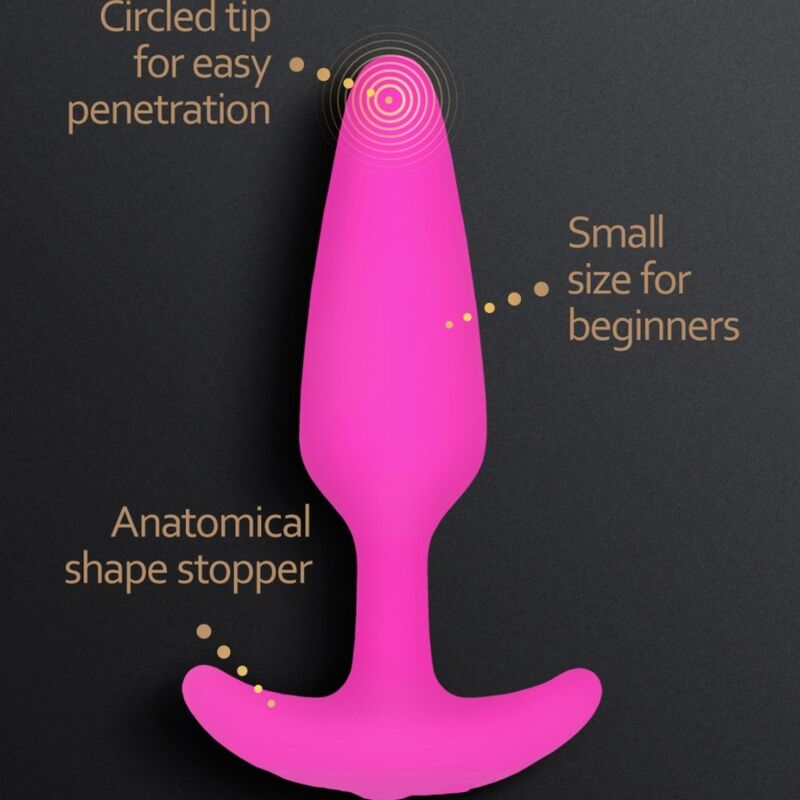 G-VIBE - GPLUG VIBRATORSTIK ANAL XS FUCHSIA