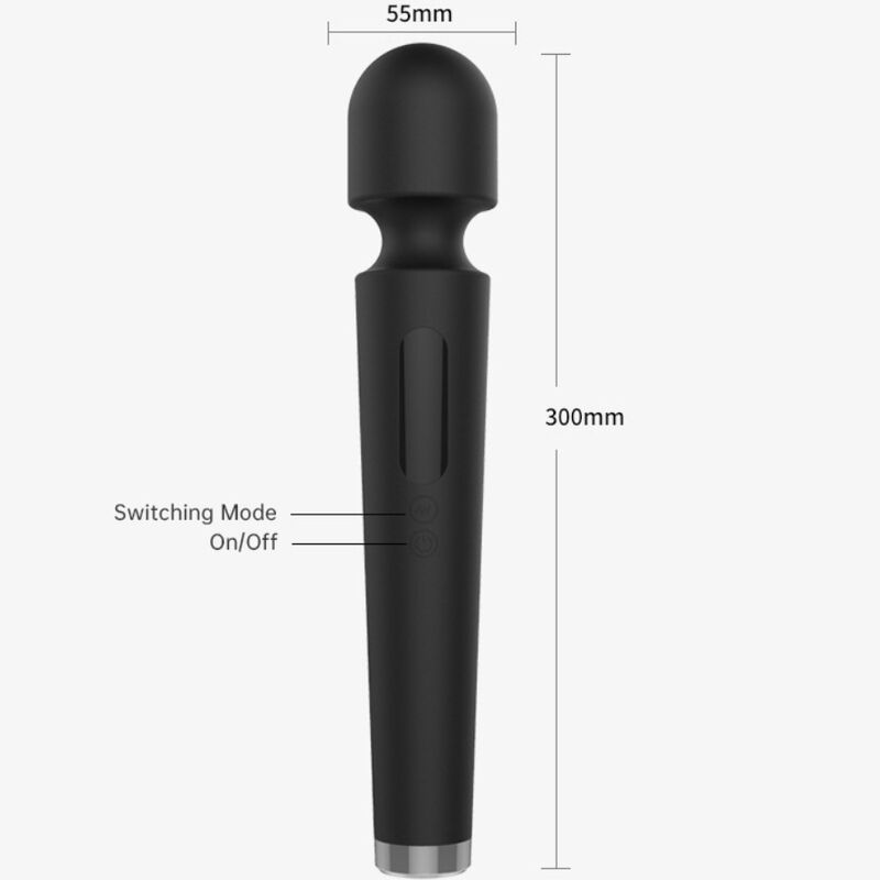 ARMONY - X POWER STOR MASSAGER & VIBRATOR 7 VIBRATIONER SORT