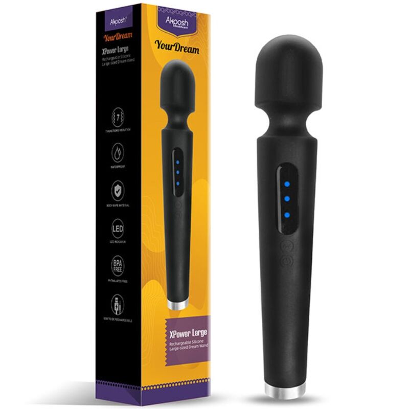 ARMONY - X POWER STOR MASSAGER & VIBRATOR 7 VIBRATIONER SORT